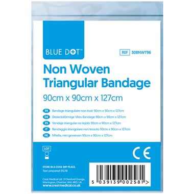 Non-Woven Non-Sterile Triangular Bandage (Single)