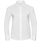 Russell Collection 932F Ladies Long Sleeve Easy Care Oxford Shirt 135g