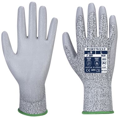Portwest A620 Cut B PU Grip Glove - 13g
