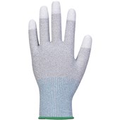 Portwest A698 MR13 ESD Antistatic Cut C PU Fingertip Gloves - 13 gauge (Pack 12)