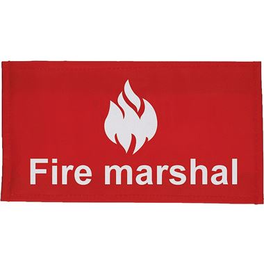Fire Marshal Velcro Armband