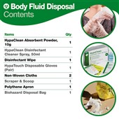 HypaClean Body Fluid Disposal Kit