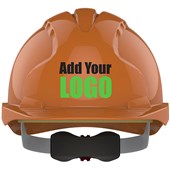 JSP EVO3 Custom Printed Safety Helmet - Vented Wheel Ratchet Mid Peak