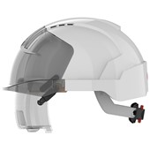 JSP EVO VISTAlens Safety Helmet with Integrated Eyewear - Vented - Wheel Ratchet