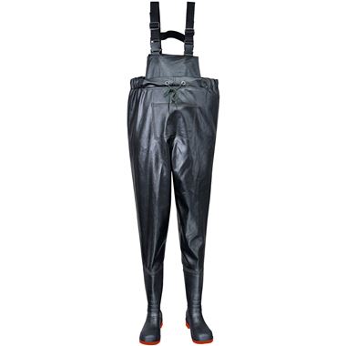Portwest FW74 Black Safety Chest Wader S5 FO SR