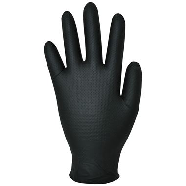 Polyco Bodyguards GL100 Finite Black Nitrile Powder Free Disposable Gloves AQL1.5 (Box 100)