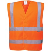 Portwest C470 Orange Adjustable Hi Vis Vest
