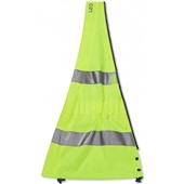 Leo Workwear Rosemoor Yellow Women's Waterproof Breathable Hi Vis Jacket with Maternity Expander