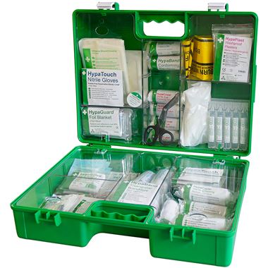 BS8599-1 High Risk PLUS Industrial First Aid Kit with Wall Mount Bracket