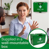 BS8599-1 High Risk PLUS Industrial First Aid Kit with Wall Mount Bracket