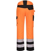 Portwest PW241 PW2 Orange/Black Polycotton Hi Vis Service Trouser
