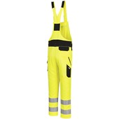 Portwest PW244 PW2 Yellow/Black Polycotton Hi Vis Bib and Brace 