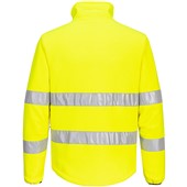Portwest PW274 PW2 Yellow Mesh Lined Hi Vis Fleece Jacket