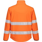 Portwest PW275 PW2 Orange/Black Hi Vis Softshell Jacket (2L)