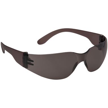 Portwest PW32 Wrap Around Smoke Safety Glasses - Anti Scratch Lens