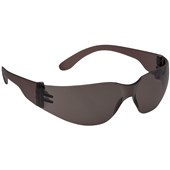 Portwest PW32 Wrap Around Smoke Safety Glasses - Anti Scratch Lens