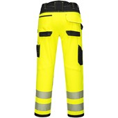 Portwest PW385 PW3 Yellow Polycotton Stretch Lightweight Ladies Hi Vis Trousers