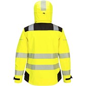 Portwest PW389 PW3 Yellow Women's Mesh Lined Waterproof Breathable Hi Vis Jacket