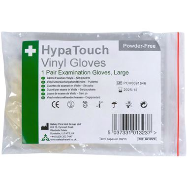 Vinyl Powder Free Gloves AQL1.5 (Pair)