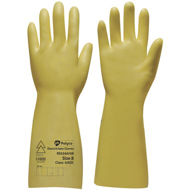 Polyco RE0360 Electricians Gloves 1000V Class 0