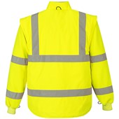 Portwest S427 Yellow Padded Waterproof 7 in 1 Hi Vis Jacket