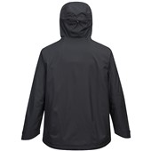 Portwest S600 Black Mesh Lined Waterproof Breathable Shell Jacket 