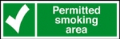 permitted smoking area