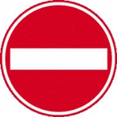 no entry sign