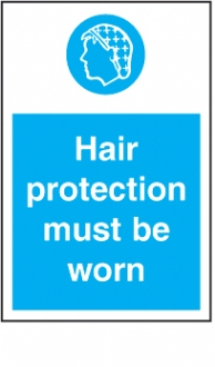 hair protection must be worn
