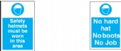 no hard hat no boots 