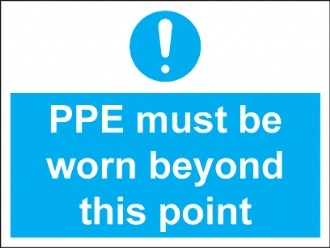 ppe must be worn beyond