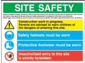 site safety multi message sign 