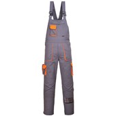Portwest TX12 Texo Contrast Polycotton Bib & Brace Overalls 245g