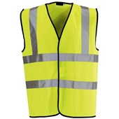 Yellow Hi Vis Vest - Fully Conforms EN ISO 20471 Class 2