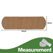 HypaPlast Heavy Duty Assorted Fabric Plasters (Pack 100)