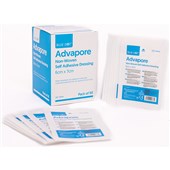 Advapore Fabric Non-Woven Adhesive Wound Dressings - Pack of 50 (6cm x 7cm)