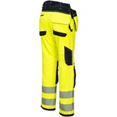 Portwest T501 PW3 Yellow Polycotton Hi Vis Holster Work Trousers